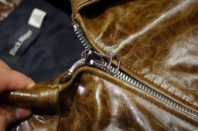 工藝重磅之作 植絨山羊皮油蠟處理加棉保暖A2飛行夾克